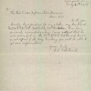 Soldier packet page