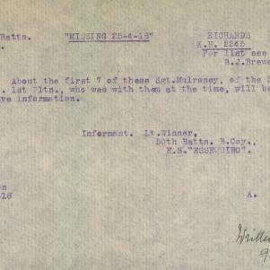 Soldier packet page