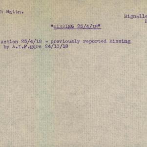 Soldier packet page