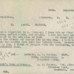 Soldier packet page