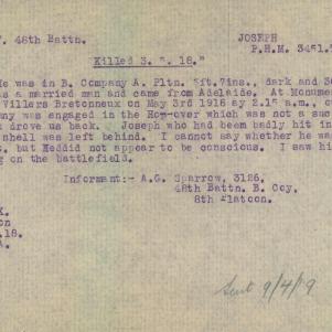 Soldier packet page