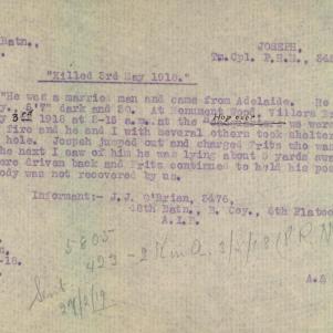 Soldier packet page