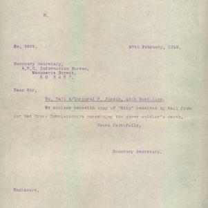 Soldier packet page