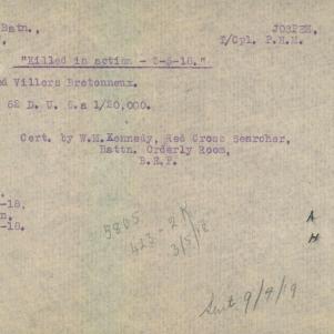 Soldier packet page
