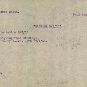 Soldier packet page