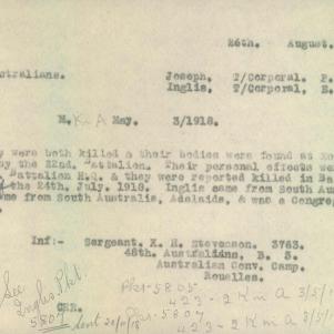 Soldier packet page