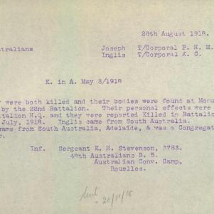 Soldier packet page