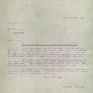 Soldier packet page
