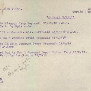 Soldier packet page