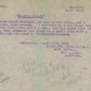 Soldier packet page