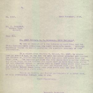 Soldier packet page