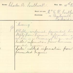 Soldier packet page