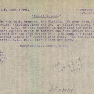 Soldier packet page