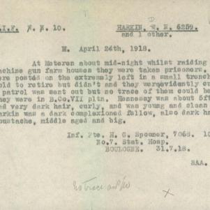 Soldier packet page