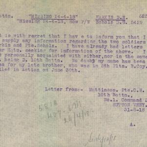 Soldier packet page
