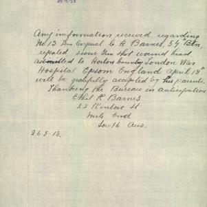 Soldier packet page