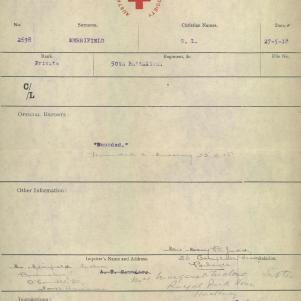 Soldier packet page