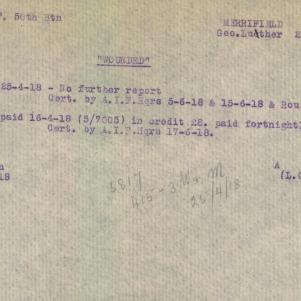 Soldier packet page