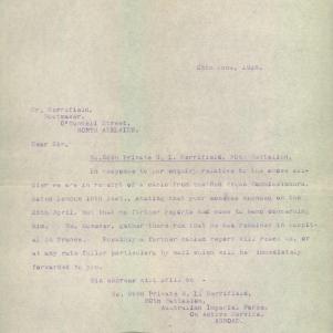 Soldier packet page