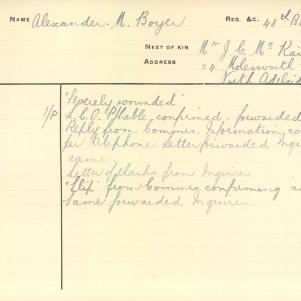 Soldier packet page