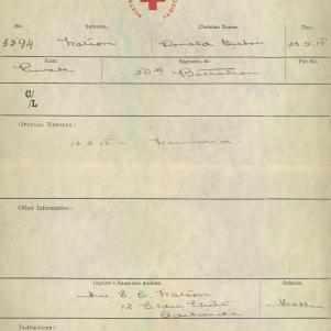 Soldier packet page
