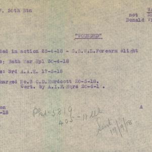Soldier packet page