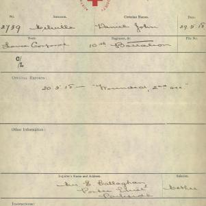 Soldier packet page