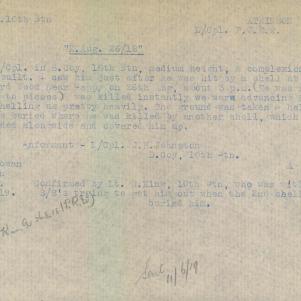 Soldier packet page