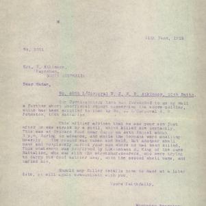 Soldier packet page