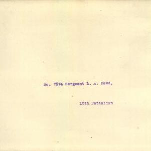 Soldier packet page