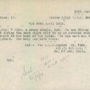 Soldier packet page