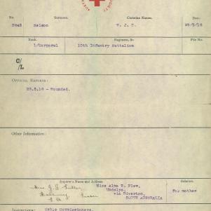 Soldier packet page