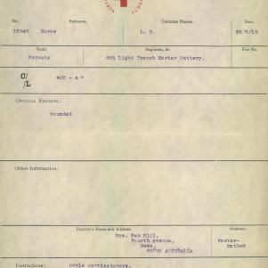 Soldier packet page