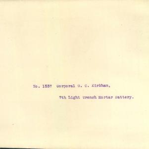 Soldier packet page