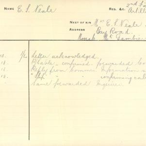 Soldier packet page