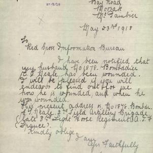 Soldier packet page