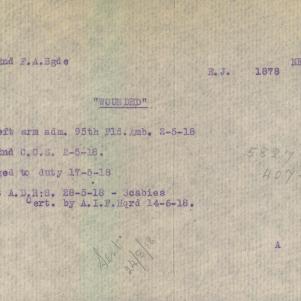 Soldier packet page