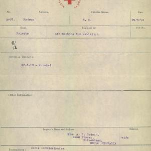 Soldier packet page