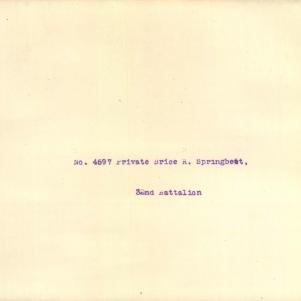 Soldier packet page