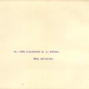 Soldier packet page
