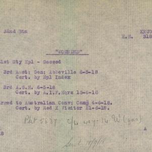 Soldier packet page