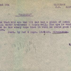 Soldier packet page