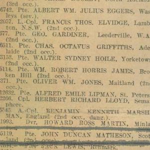 Soldier packet page