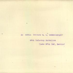 Soldier packet page