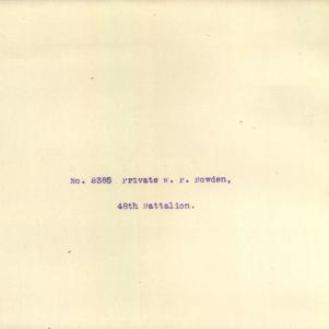 Soldier packet page