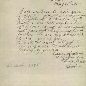 Soldier packet page