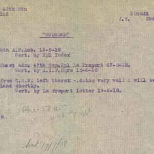 Soldier packet page