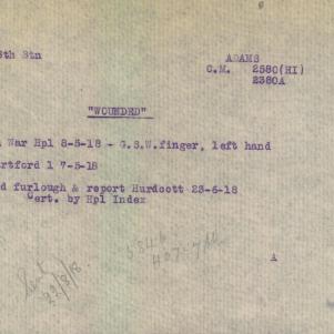 Soldier packet page