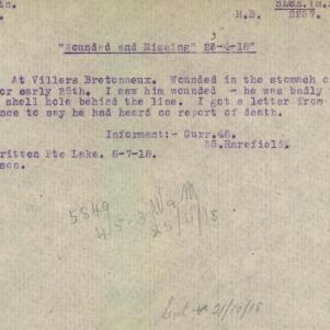 Soldier packet page