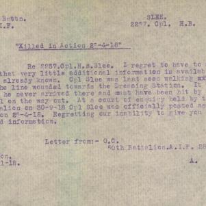 Soldier packet page
